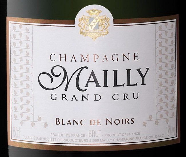 Этикетка шампанского Grand Cru Этикетка шампанского Grand Cru