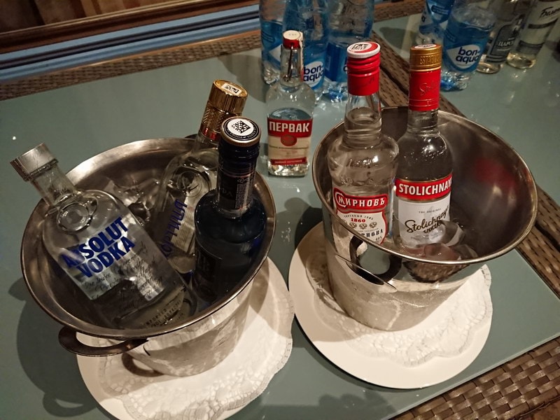 Vodka tasting in Moscow